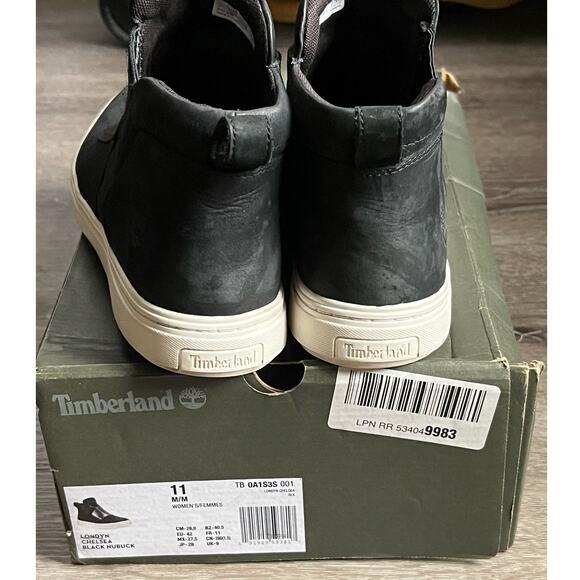 Timberland LONDYN Chelsea Black Nubuck TB OA1S3S 001 Women Size 11M - Picture 10 of 11